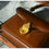 Thumbnail: HandCrafted Vintage Customized Cowhide Leather Baguette Bag 24K Gold Plated