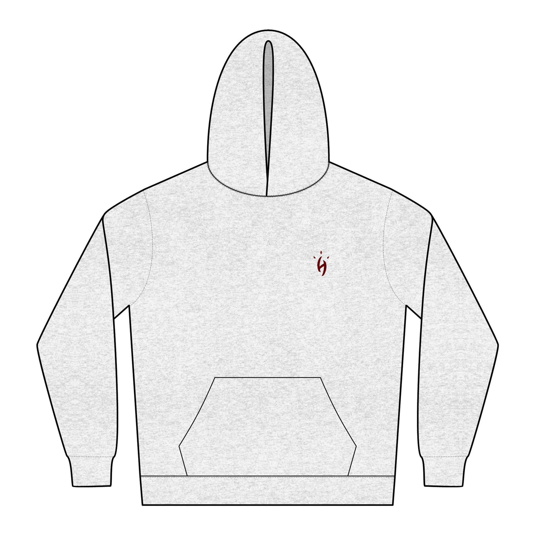 Halvon Corp Relaxed Red H Hoodie