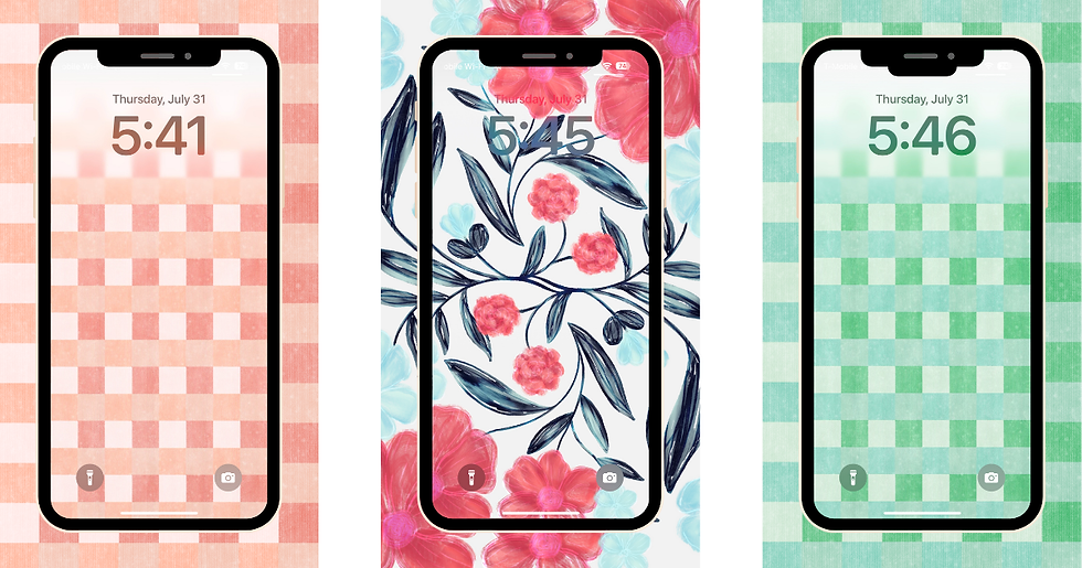 August phone backgrounds!