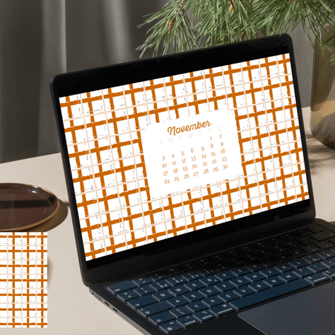 FRIDAY FREEBIE: NOVEMBER COMPUTER BACKGROUND