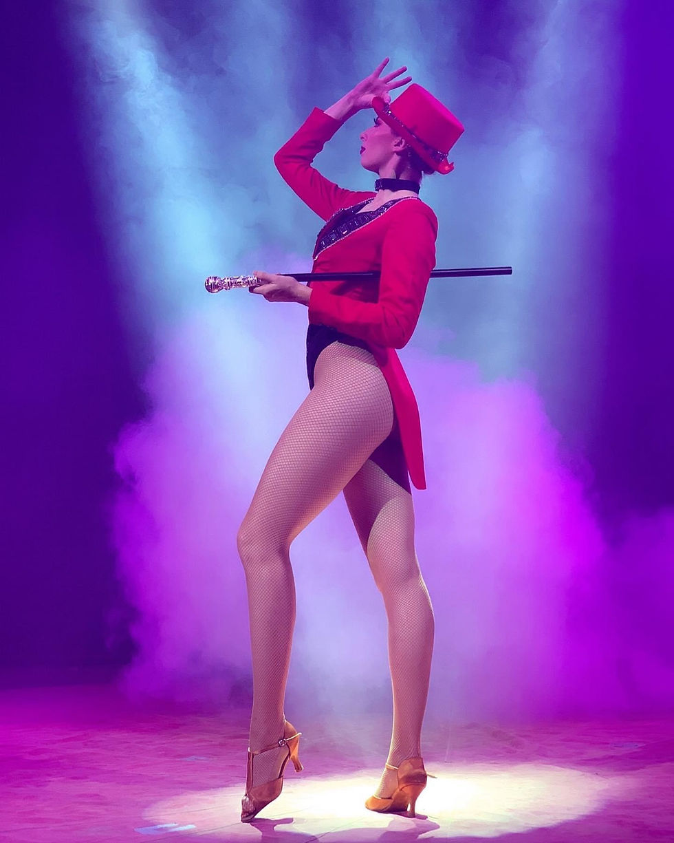 Showgirl circus ringleader gorgeous dancer