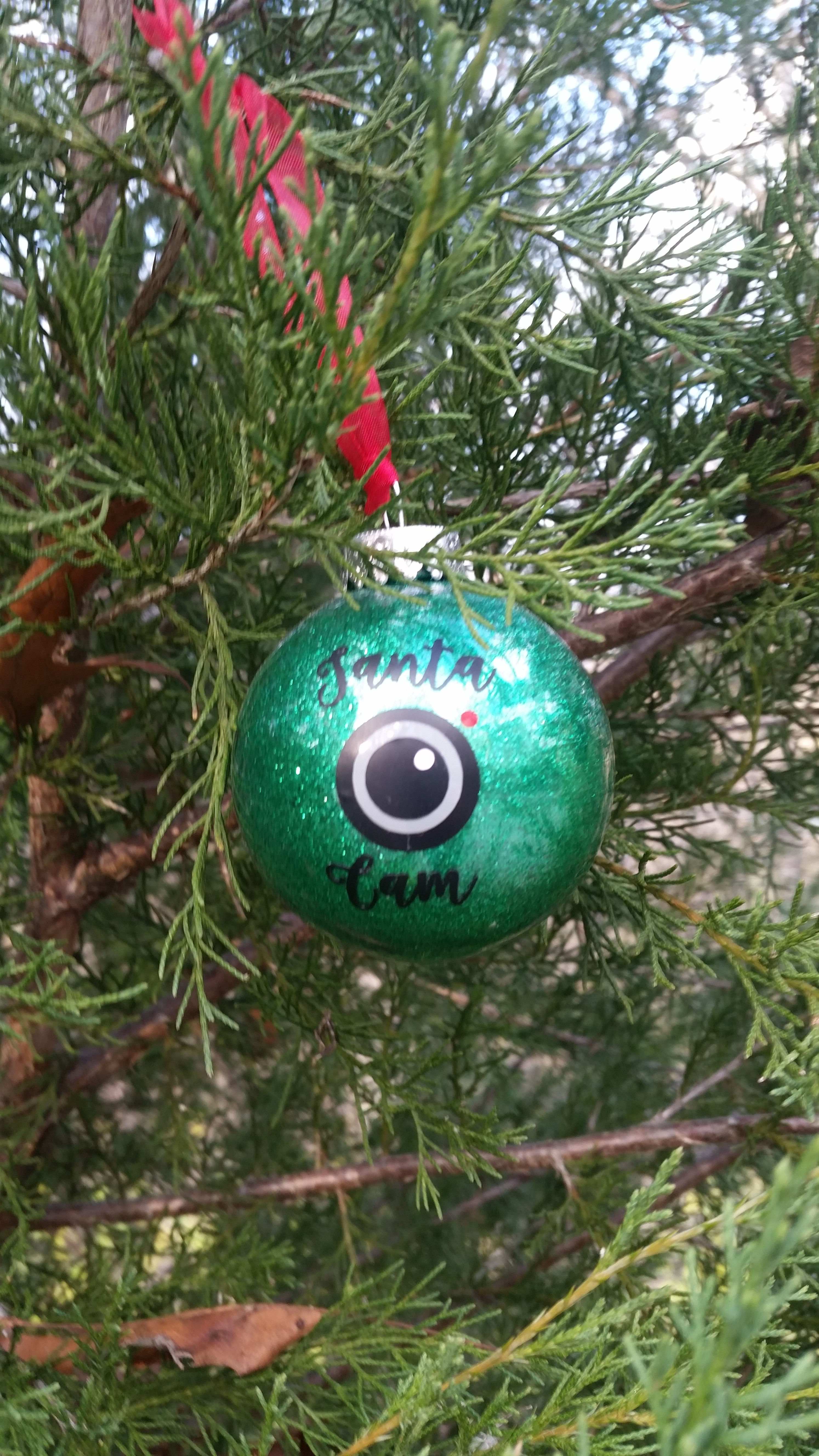 Santa Cam Keepsake Ornament