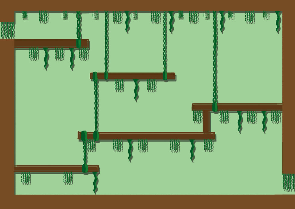 jungle level with shadow