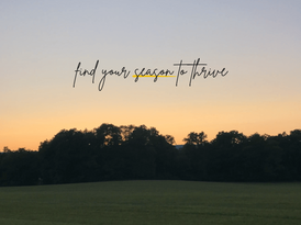 are you in a season of surviving or thriving?