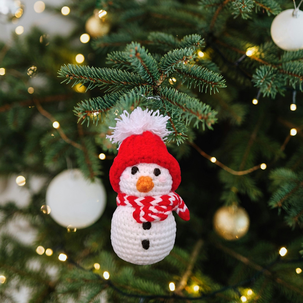 Thumbnail: Snowman Ornament New