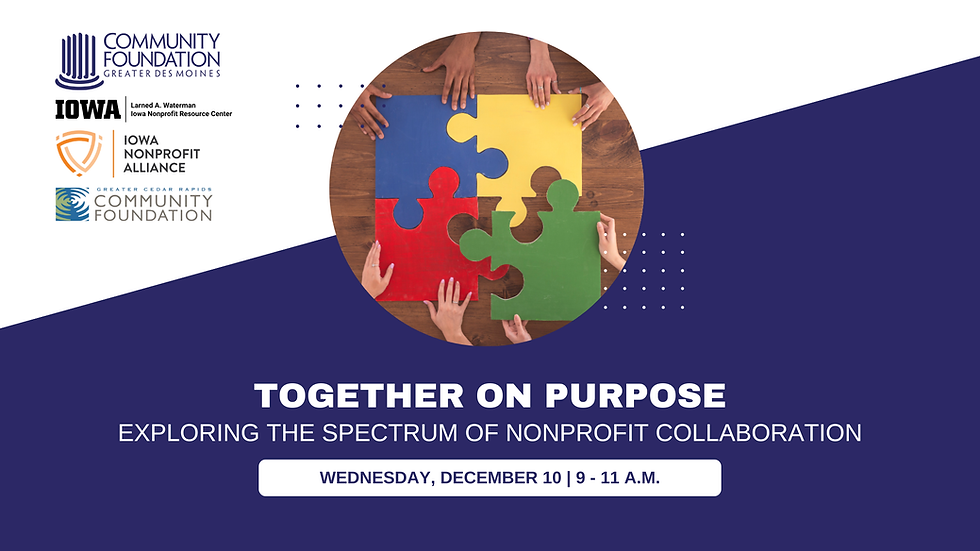 Together on Purpose: Exploring the Spectrum of Nonprofit Collaboration