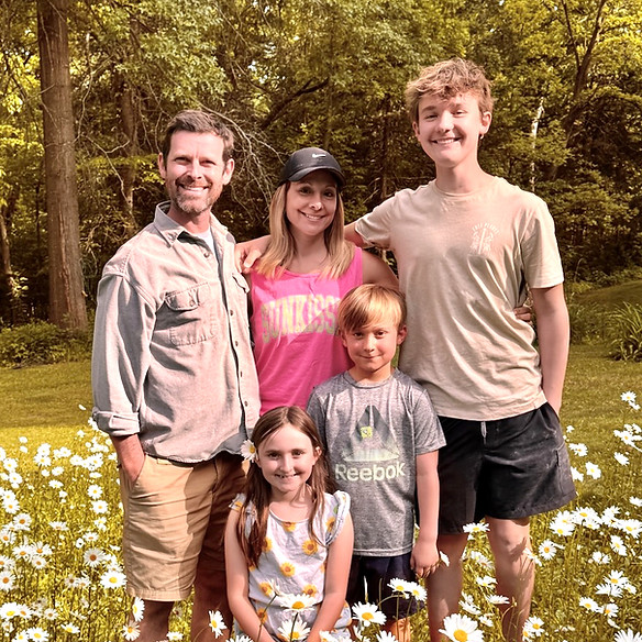 DeGree family including Jordan, Sara, and 3 kids