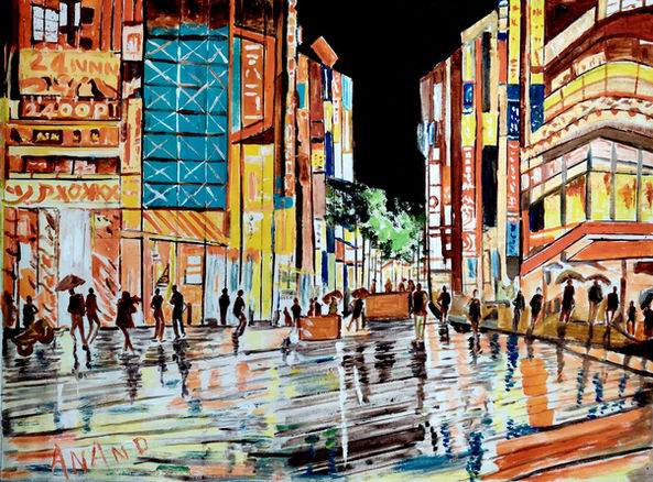 DAZZLING CITY | Acrylic