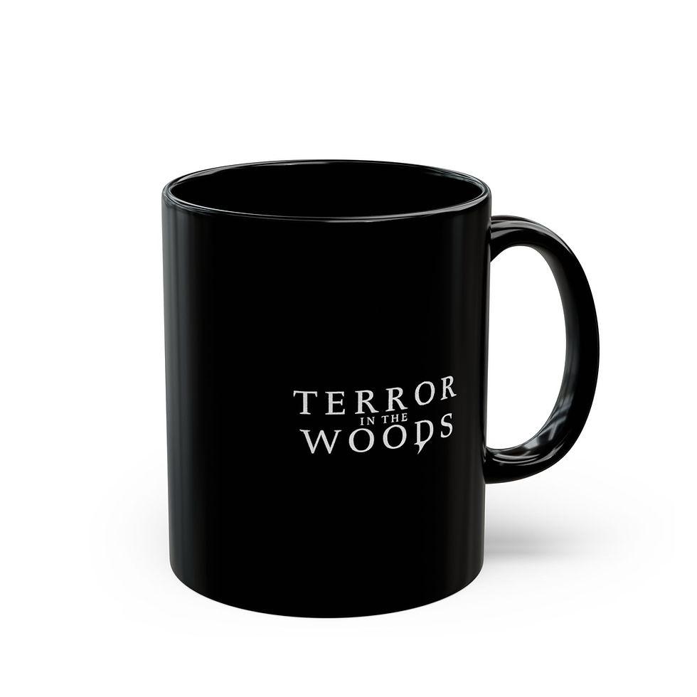 Thumbnail: Terror in the Woods Logo Black Mug (11oz)