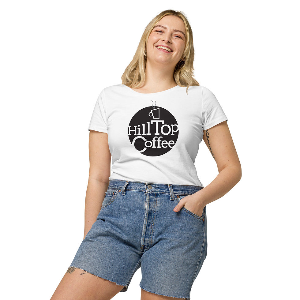 Thumbnail: Women's Hilltop Coffee T-Shirt (Black logo)