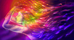 soaring through a cosmic dream