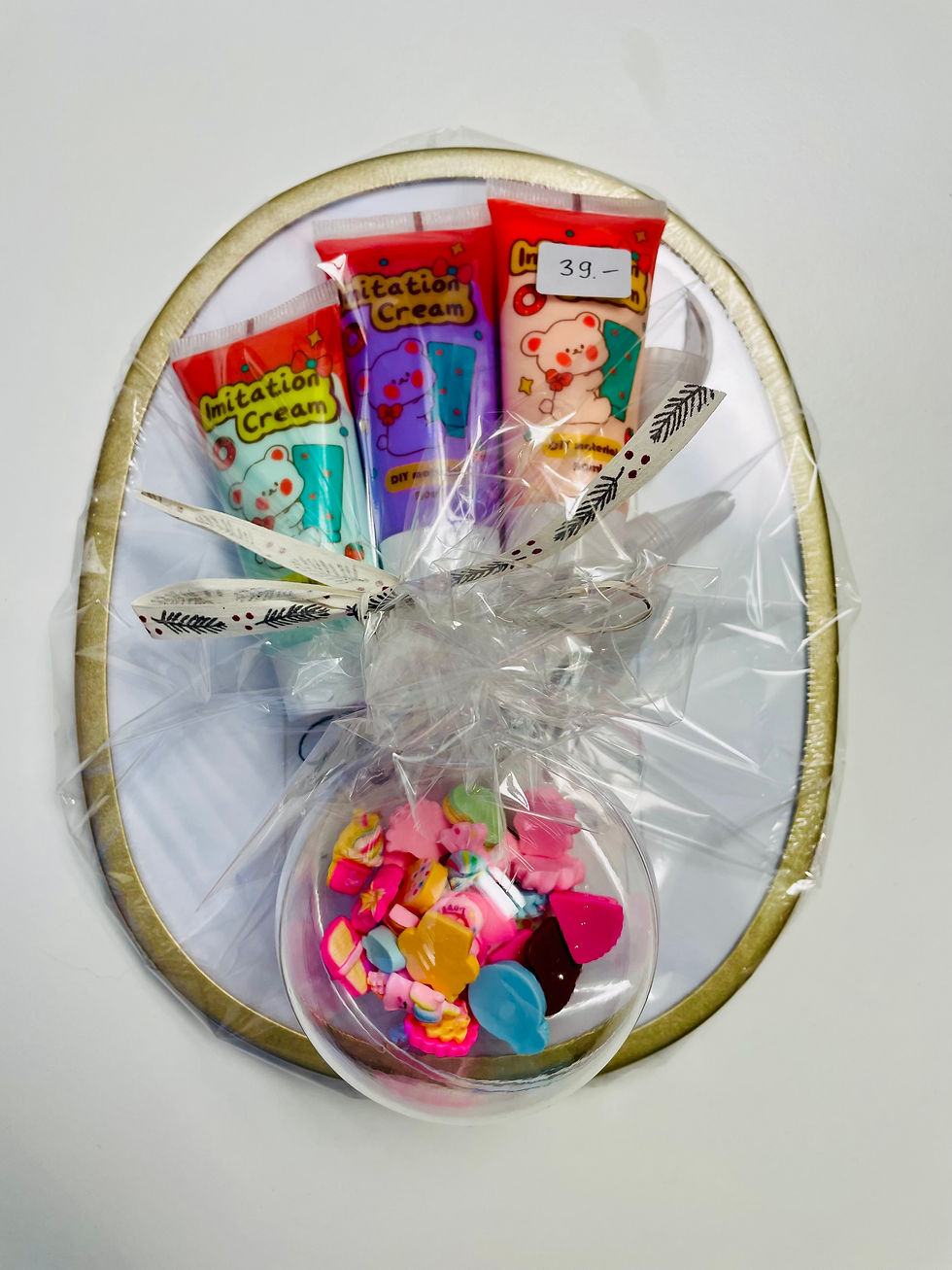 Bilderrahmen, 3 x falsche Sahne, Dekoartikel