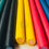 Thumbnail: Ends and handles of JP Percussion Whippy Sticks, Flexible nylon rods in various colours/sizes for percussion.