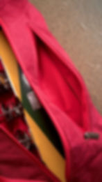 Thumbnail: Chocalho Bags by Ginga, three different designs, waterproof. Multi use strap.