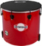 Thumbnail: Contemporânea Red 18" nesting surdo on a white background.