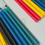 Thumbnail: Side on view handles of JP Percussion Whippy Sticks, Flexible nylon rods in various colours/sizes for percussion instruments.