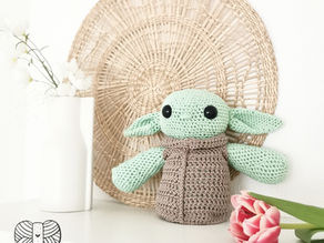 DIY Cadeau doos voor gehaakte Yoda