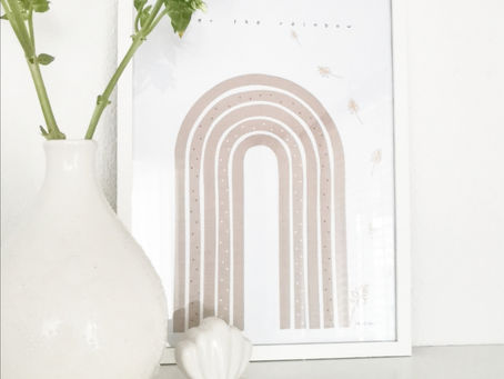 A4 poster regenboog