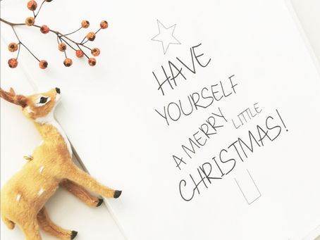 A4 Kerst poster Have yourself a merry little christmas