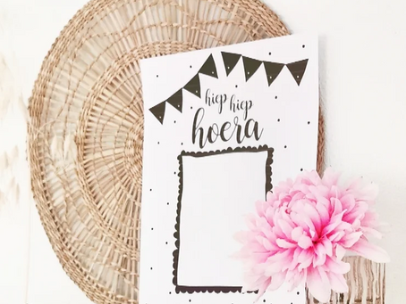Hiep hiep hoera poster