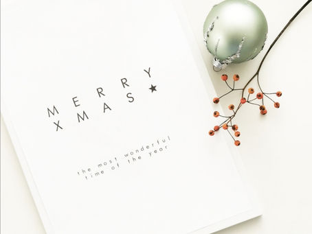 A4 kerst poster Merry xmas