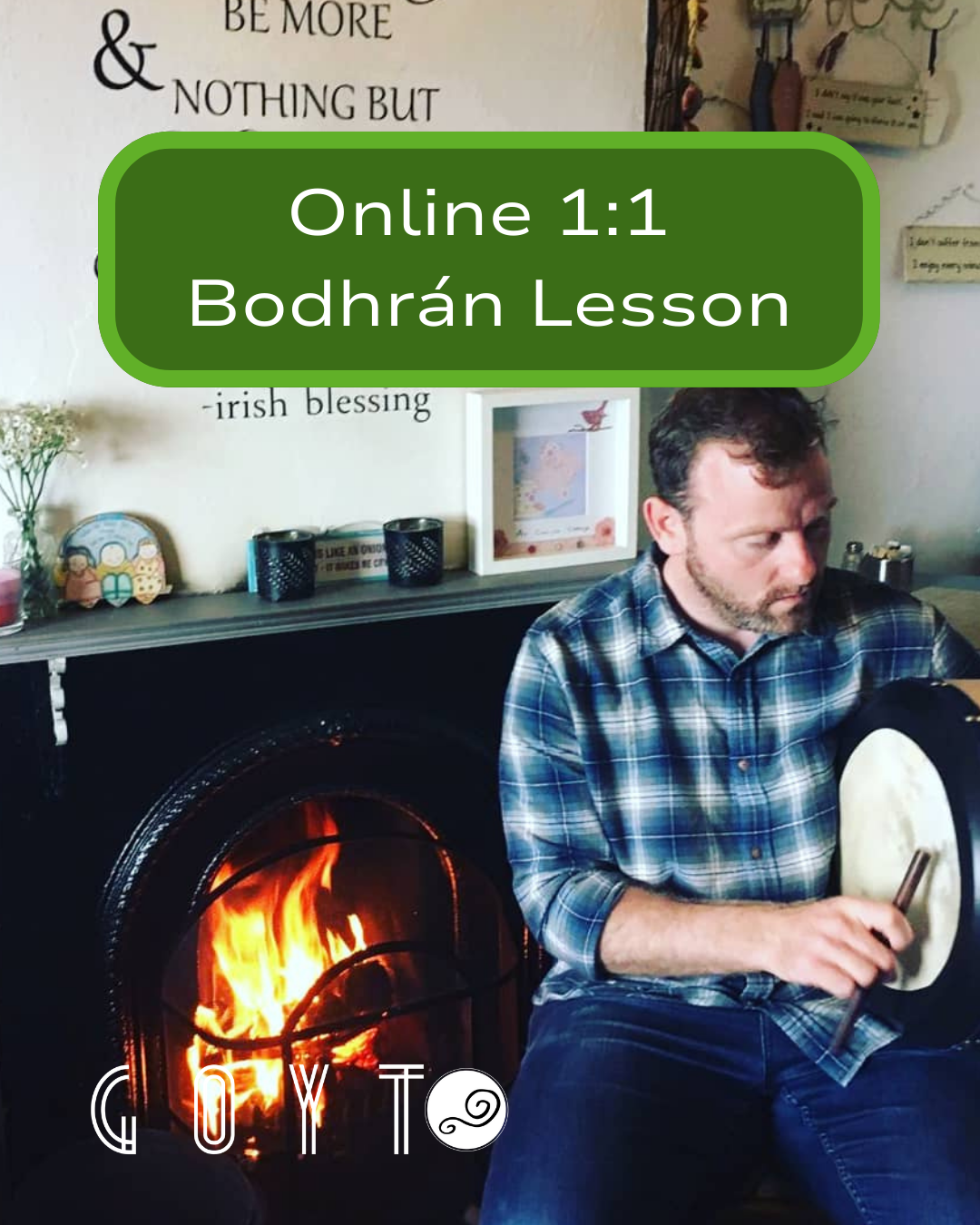 1:1 Online Bodhrán Lesson