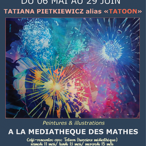 Exposition à la médiathèque des Mathes 2019