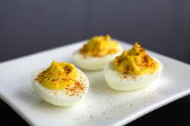 HEAVENLY DEVILISH EGGS
