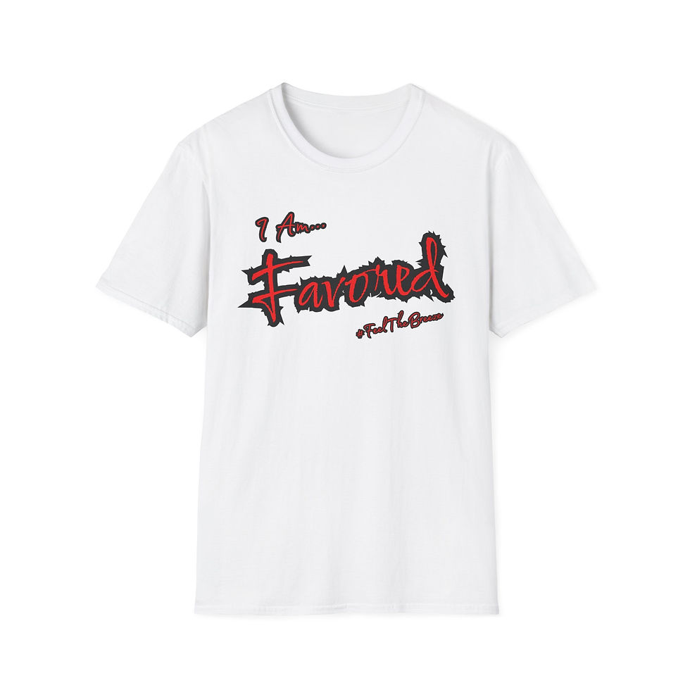 Thumbnail: “I Am Favored” Tee | Inspirational Faith Apparel | Feel The Breeze Clothing 