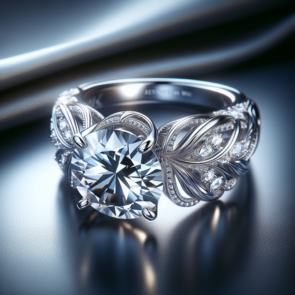 Moissanite Engagement Ring