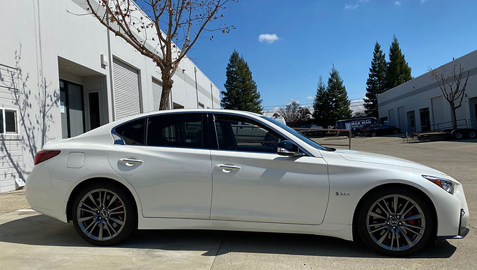 2018 Infiniti Q50 Sport – Sleek White, Black Interior, Low Miles & High Performance! $24,750