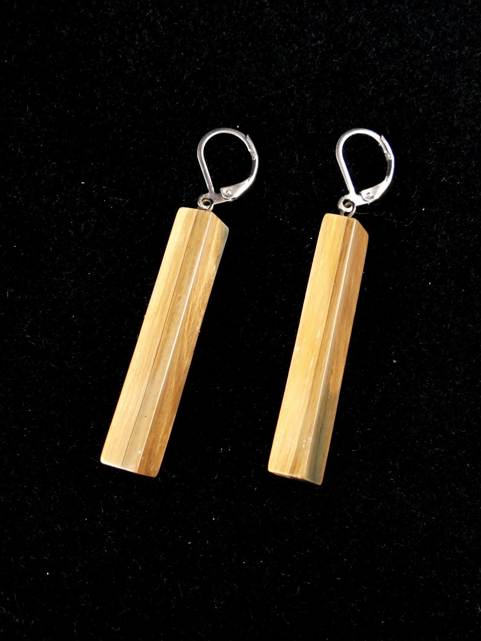 Boucles d'oreilles MTBlades - Ivoire de mammouth