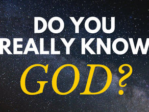 “Do You just Know about God, or do you Know God personally?” - Author and Writer Ronald Nelson
