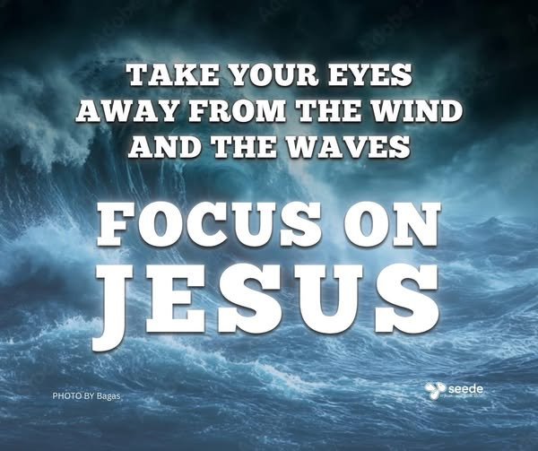 “Keep your eyes on Jesus.” Author and Writer, Ronald Nelson