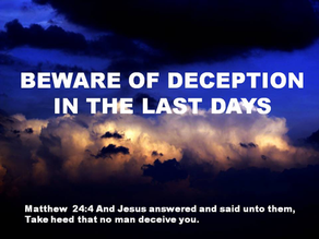 “ Wicked deception for those who are perishing” - Author and Writer Ronald Nelson