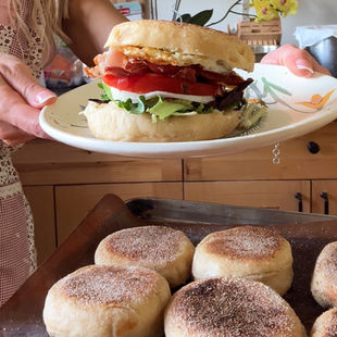 Sourdough English Muffins