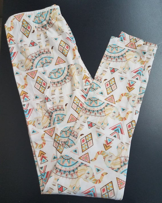 Elephant Print Leggings Various Sizes