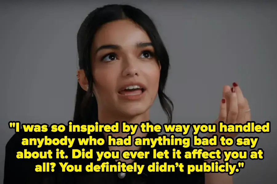 entrevista de rachel zegler referente a las criticas que ha recibido sobre la película de snow white.