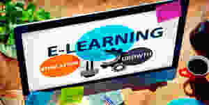 Picture of computer monitor with text