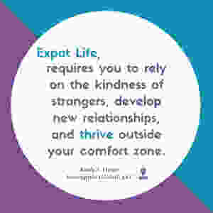 Quote abut expat life from Roseapple Global