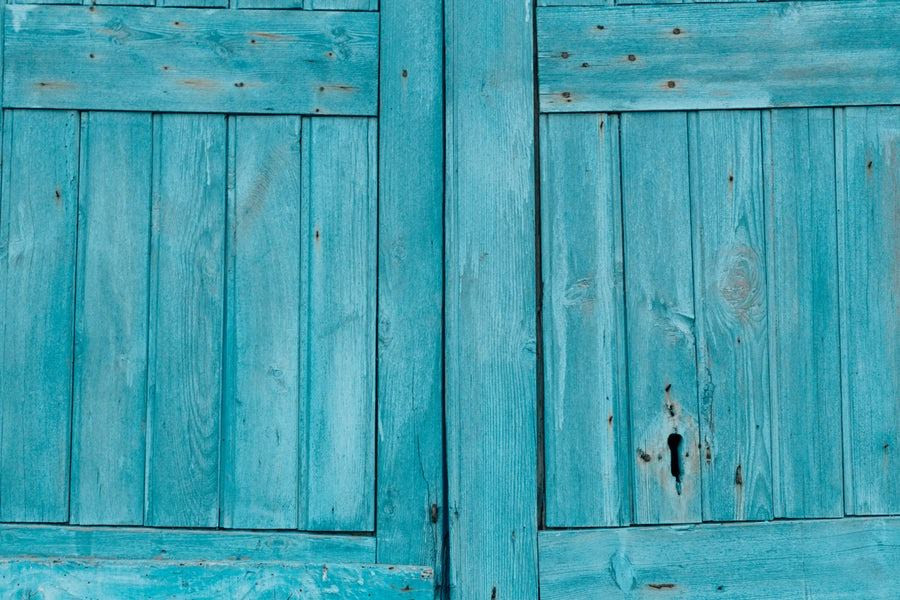 teal blue shutters, closed, near Sanctuary Christian Counseling in Shippensburg, PA