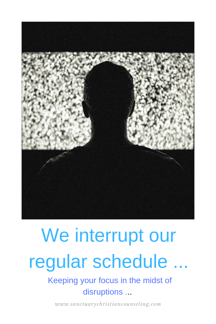 Man and static television, Sanctuary Christian Counseling Shippensburg PA