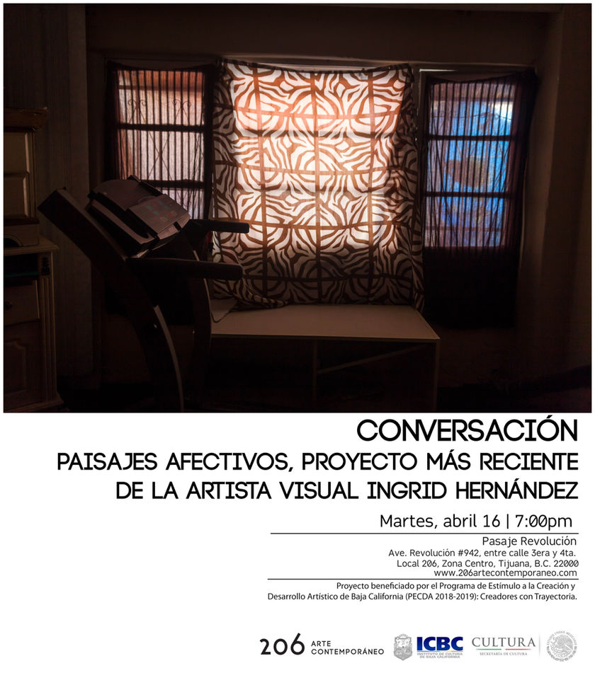 Conversación: paisajes afectivos, proyecto mas reciente de la artista visual Ingrind Hernández | 16 