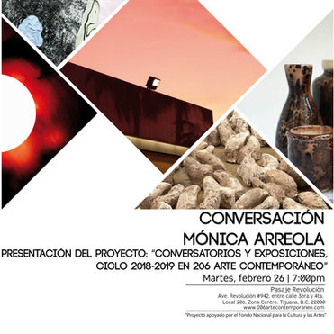 Presentación del proyecto: “Conversatorios y exposiciones, ciclo 2018-2019 en 206 arte contemporáneo