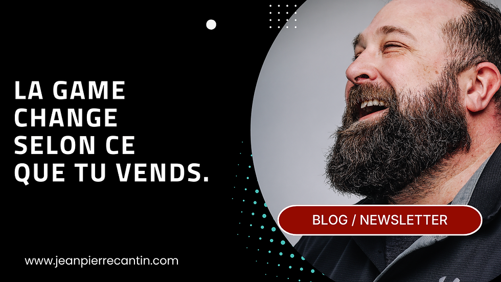 La game change selon ce que tu vends.