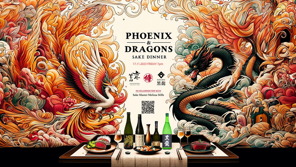 Phoenix & Dragons Sake Dinner
