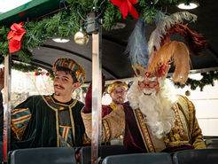Sabadell rep l'Ambaixador Reial sota la pluja