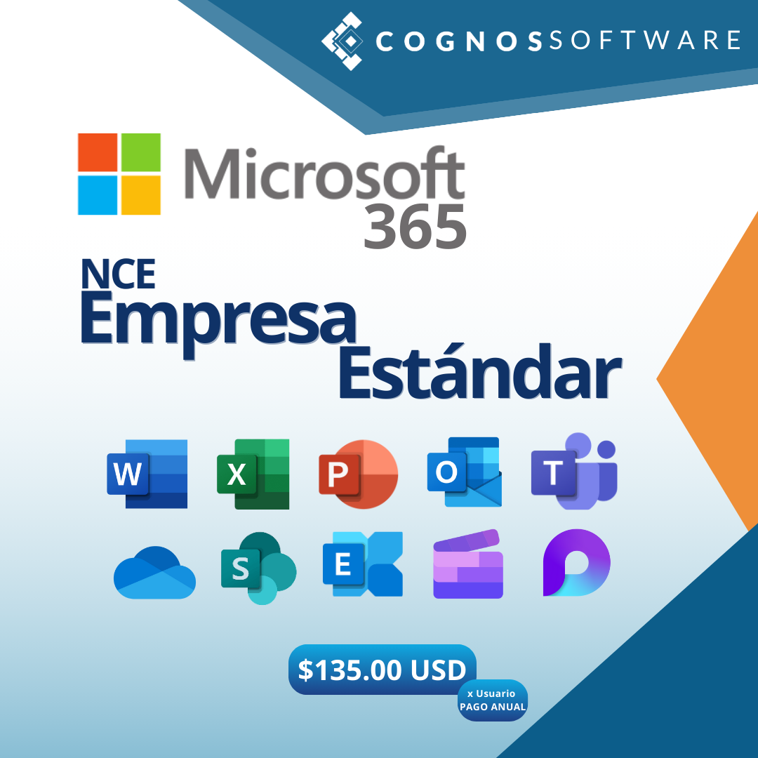 Micosoft 365 Empresa Estándar Suscripción Anual