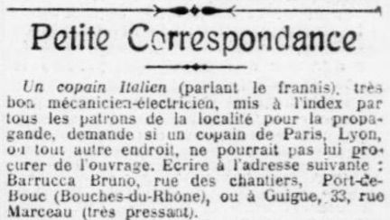 Le Libertaire, 20 juillet 1923 (BNF-Gallica)