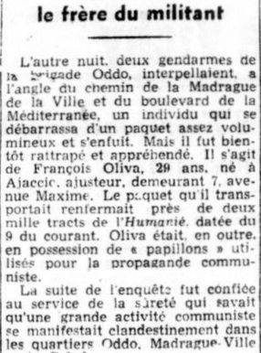 OLIVA François, Hilaire